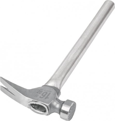 Молоток - гвоздодер TRUPER MORCA-16T металлическая ручка 450 гр 10643 10643