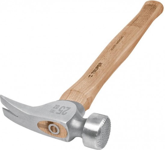 Молоток - гвоздодер TRUPER MORCA-20 деревянная ручка 560 гр 19990 19990