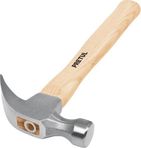 Молоток - гвоздодер TRUPER MP-16 деревянная ручка 450 гр 22290 22290