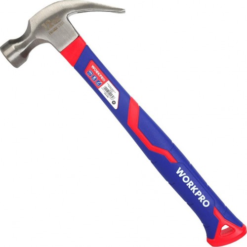 Молоток-гвоздодер WORKPRO WP241010 337гр