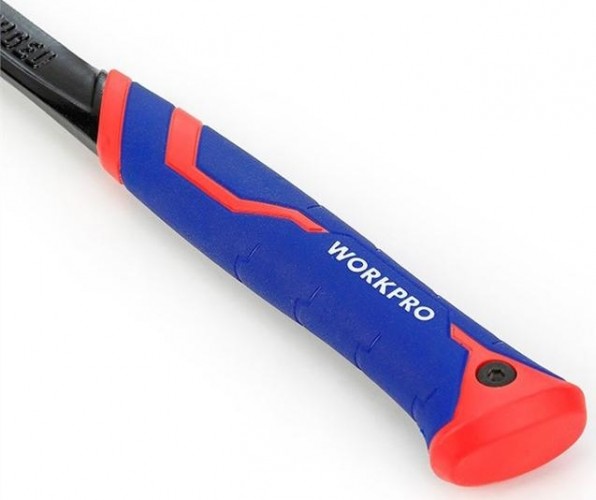 Молоток-гвоздодер WORKPRO WP241013 цельнокованый 450гр - изображение 5