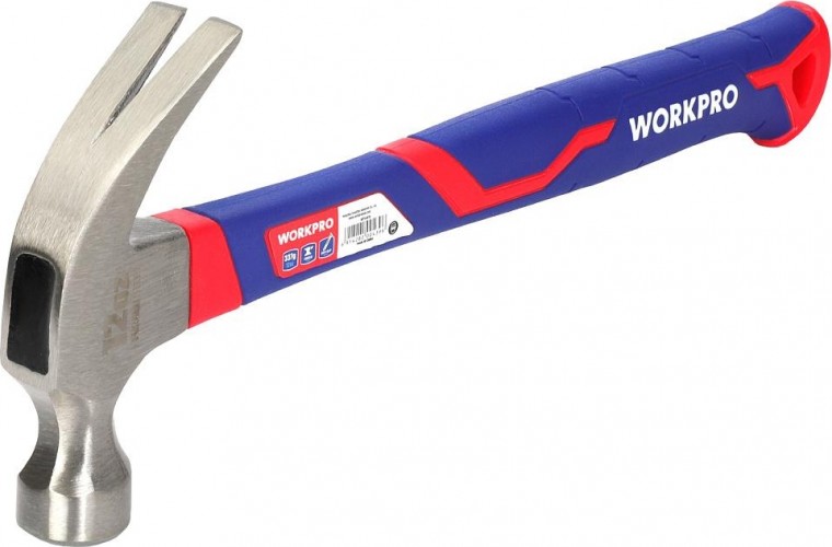 Молоток-гвоздодер WORKPRO WP241010 337гр - изображение 2