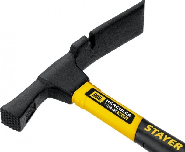 Молоток каменщика STAYER Hercules 600 г с фиберглассовой рукояткой, 20161_z01 - изображение 4