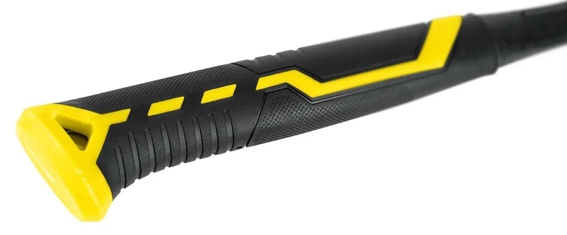 Молоток кровельщика BERGER BG1528 цельнокованый 600 г. 326 мм, магнит, 3-компонентна - изображение 4