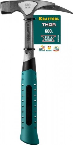Молоток кровельщика KRAFTOOL "THOR" 600 г, цельнокованый, с магнитом 20181 - изображение 2