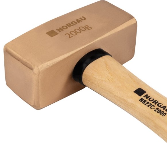 Молоток медный Norgau N622C-2000 2000 г 075217120 - изображение 2