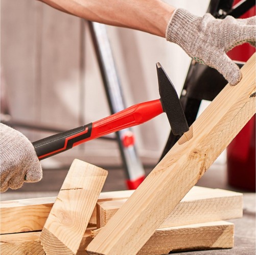 Молоток REXANT 12-8114 слесарный с фибергласовой рукояткой 400 г - изображение 3