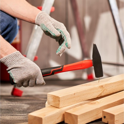 Молоток REXANT 12-8116 слесарный с фибергласовой рукояткой 600 г - изображение 4