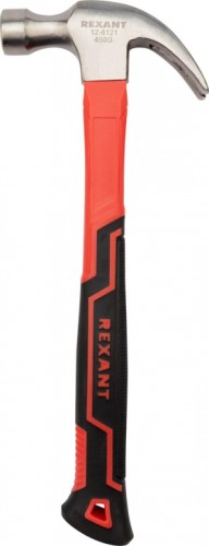 Молоток REXANT 12-8121 с фибергласовой рукояткой 450 г