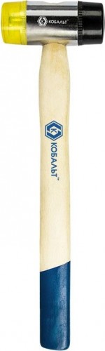 Молоток рихтовочный Кобальт 249-471 35 мм, деревянная рукоятка - изображение 2