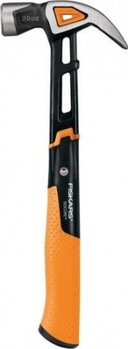 Молоток с загнутым гвоздодером FISKARS L 20oz/13.5" 1027203 1027203