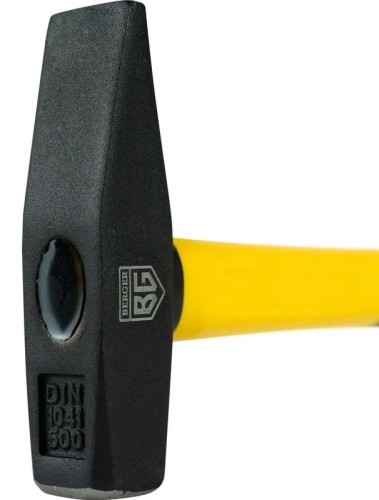 Молоток слесарный BERGER BG1514 кованый, фиберглассовая рукоятка, 500 г. 327 мм - изображение 2
