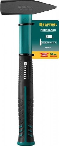 Молоток слесарный KRAFTOOL Fiberglass 800 г с фиберглассовой рукояткой 2007-08 - изображение 2