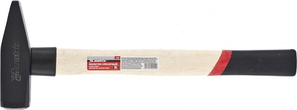 Молоток слесарный KRAMER 800 г,  квадратный боек, деревянная рукоятка// росс 10272