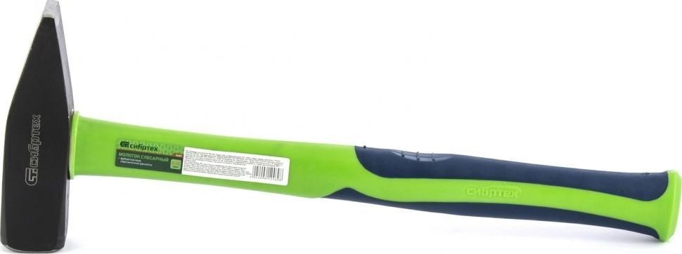 Молоток слесарный СИБРТЕХ 800 г , фибергласовая обрезиненная рукоятка// 10327