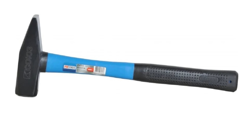 Молоток слесарный СОЮЗ 1010-22-FB1000C фибергласс, кованый боек 1000гр