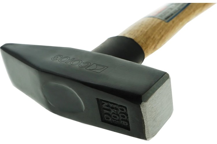 Молоток слесарный СОЮЗ 1010-53-WD0600C 600г, кованый боек, дерев. рукоятка - изображение 5