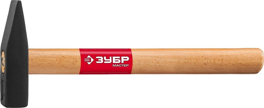 Молоток слесарный ЗУБР МАСТЕР 400 г с деревянной рукояткой 20015-04_z01