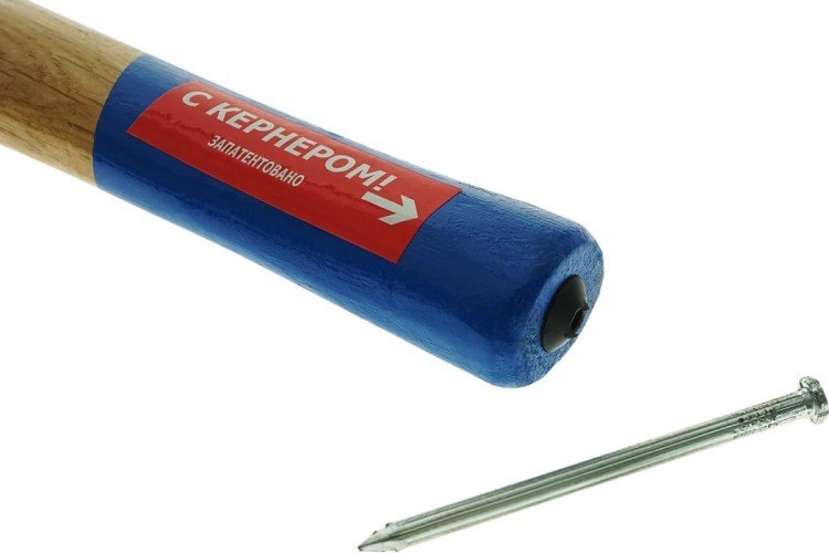 Молоток СОЮЗ 1010-53-WD0800C 800г, кованый боек, дерев.рукоятка - изображение 4