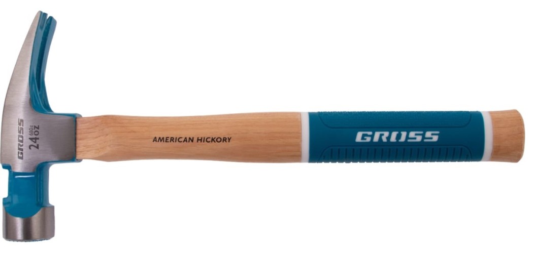 Молоток столярный GROSS 10425 680 г, угол 75