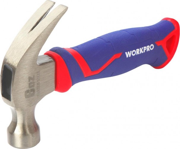 Молоток столярный WORKPRO WP241008 225гр короткий - изображение 4