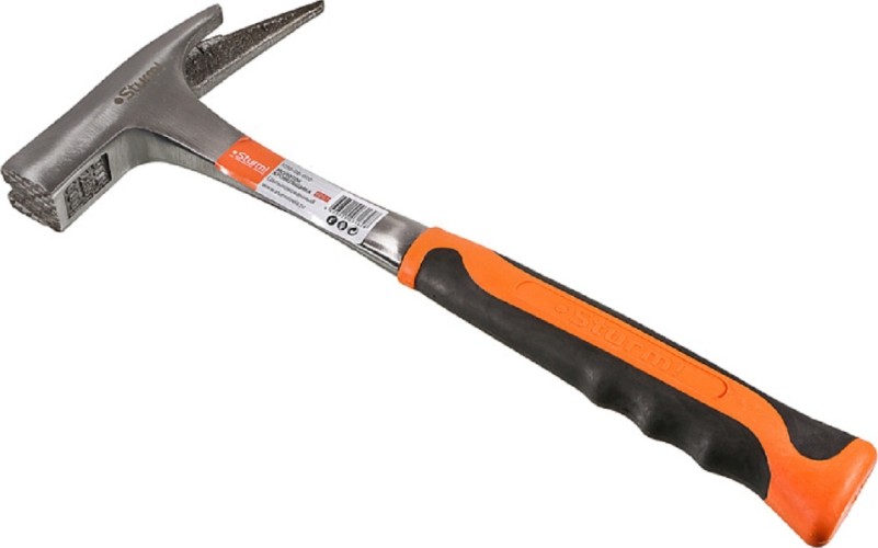 Молоток Sturm 1010-06-600 кровельщика цельнокованный, с магнитом, обрезин. р - изображение 4