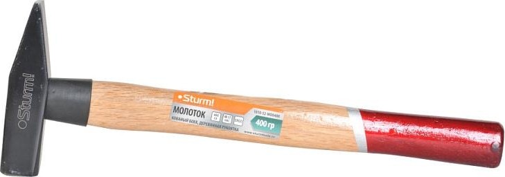 Молоток Sturm 1010-52-WD0400 деревянная рукоятка, 400гр.