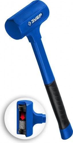 Молоток ЗУБР БМО безынерционный облитый эластомером 450 г 42 мм 2049-450 - изображение 2