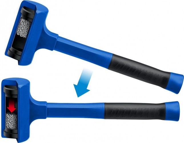 Молоток ЗУБР БМО безынерционный облитый эластомером 450 г 42 мм 2049-450 - изображение 3