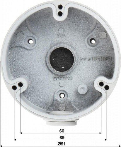 Монтажная коробка DAHUA DH-PFA134 для цилиндрических видеокамер - изображение 4