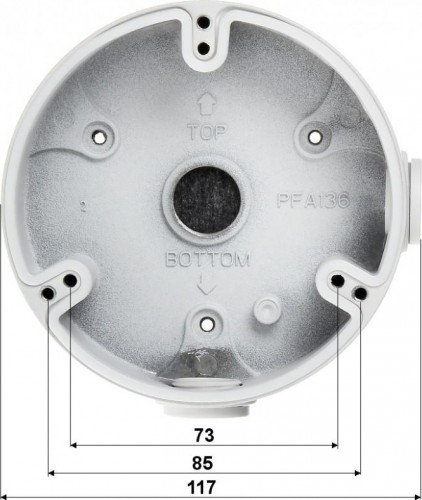 Монтажная коробка DAHUA DH-PFA136 для купольных видеокамер - изображение 2