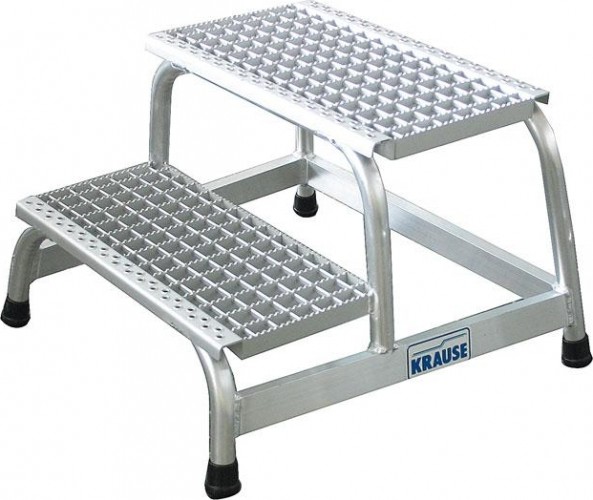 Монтажная подставка KRAUSE STABILO 2 ступени с решетчатыми ступенями 805324 805324