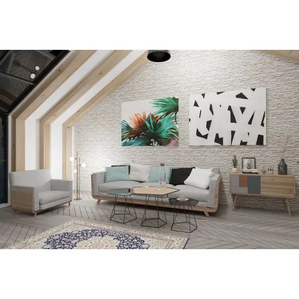 Камень искусственный Monte Alba Дорсет Лэнд белый 0.33м2 - изображение 5