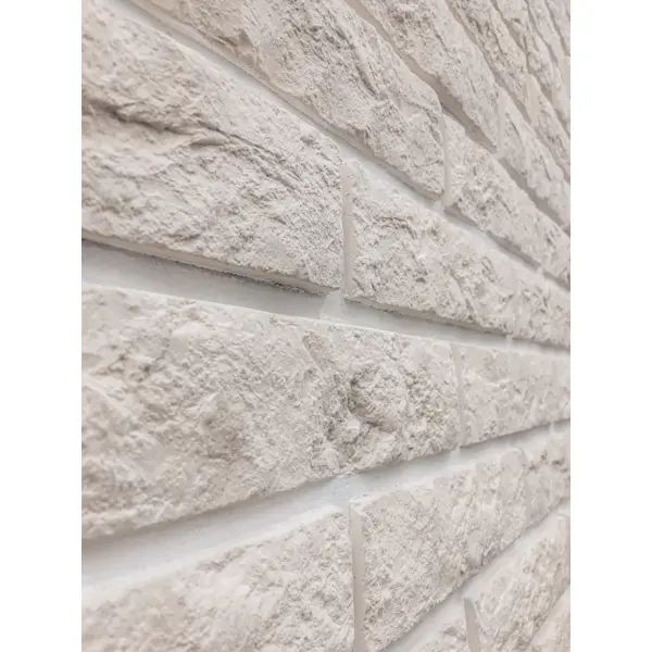 Камень искусственный Monte Alba Вельс Брик белый 0.75м2 - изображение 7