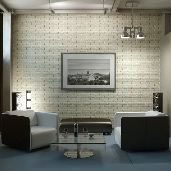 Камень искусственный Monte Alba Эллин Брик белый 1.1м2 - изображение 5