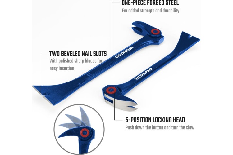 Монтировка WORKPRO WP245005 с переставной лапой 2шт. - изображение 3