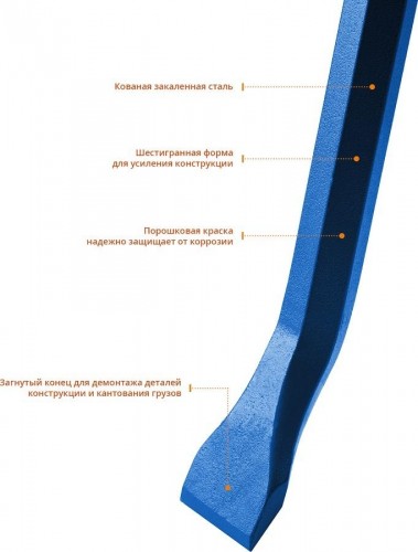 Монтировка ЗУБР ПРОФЕССИОНАЛ ТИТАН 900 мм, шестигранная, 21803-90 - изображение 3