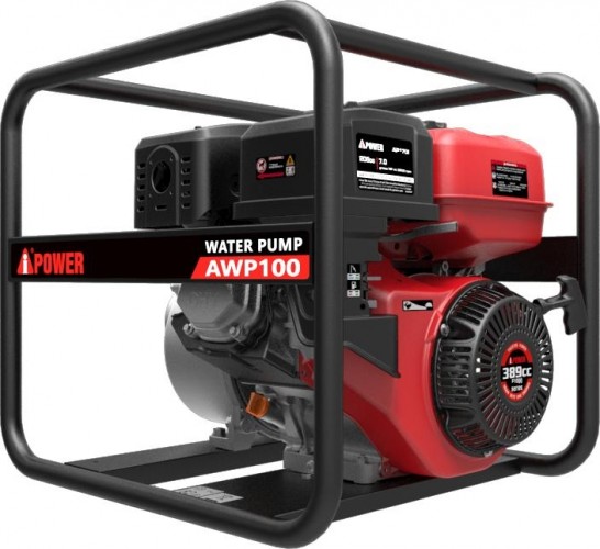 Мотопомпа бензиновая A-iPOWER AWP100 для слабозагрязненной воды 30141 - изображение 3