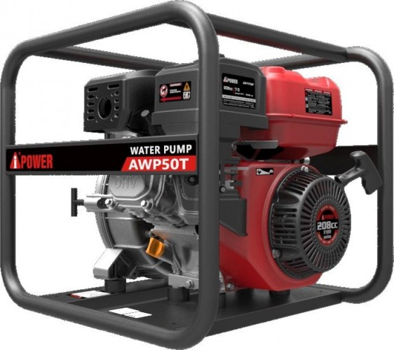 Мотопомпа бензиновая A-iPOWER AWP 50T для грязной воды 30221 - изображение 3