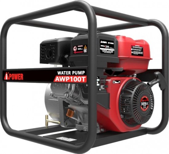 Мотопомпа бензиновая A-iPOWER AWP100T для грязной воды 30241 - изображение 3