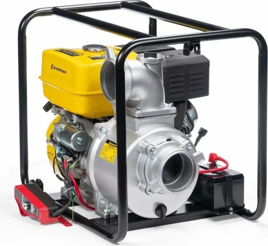 Мотопомпа бензиновая CHAMPION GP100E для слабозагрязненной воды - изображение 4