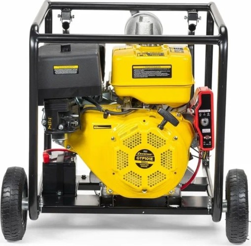 Мотопомпа бензиновая CHAMPION GTP101E для грязной воды - изображение 4