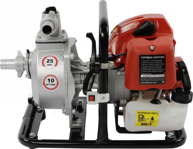 Мотопомпа бензиновая DDE WP250 для слабозагрязненной воды 919-891 - изображение 2