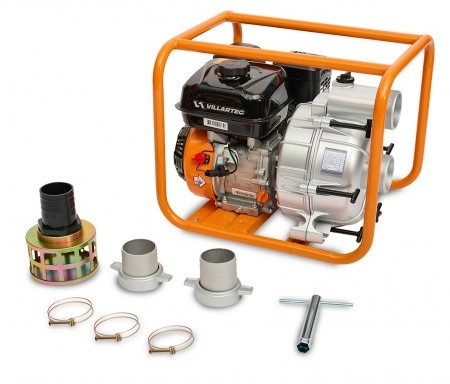 Мотопомпа бензиновая для грязной воды VILLARTEC PTB88 - изображение 5