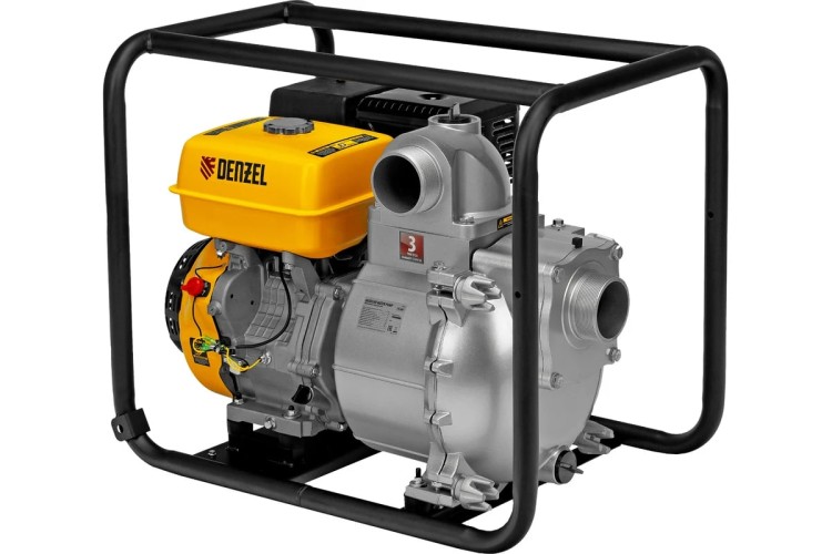Мотопомпа бензиновая для грязной воды Denzel PX-80D 99204