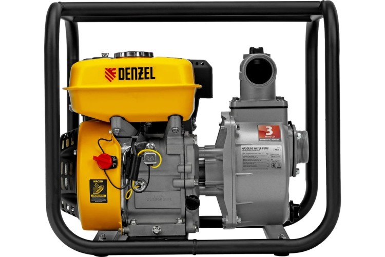 Мотопомпа бензиновая для слабозагрязненной воды Denzel PX-50 99201 - изображение 5