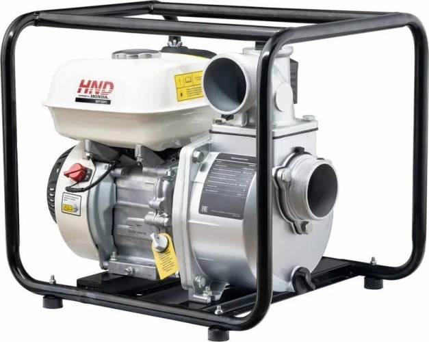 Мотопомпа бензиновая для слабозагрязненной воды HND WP30PC - изображение 4