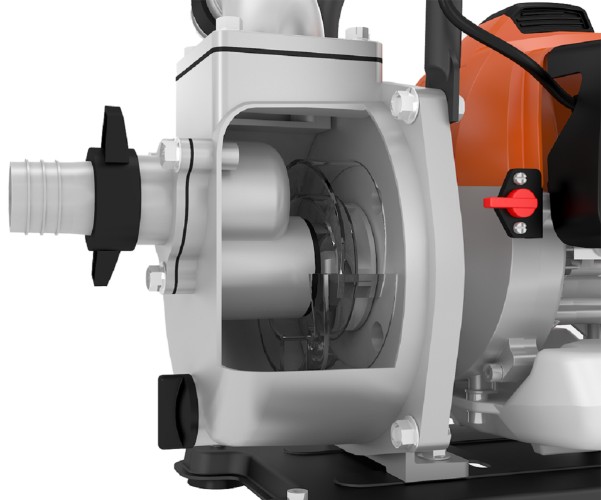 Мотопомпа бензиновая для слабозагрязненной воды SURUI WP40 - изображение 3