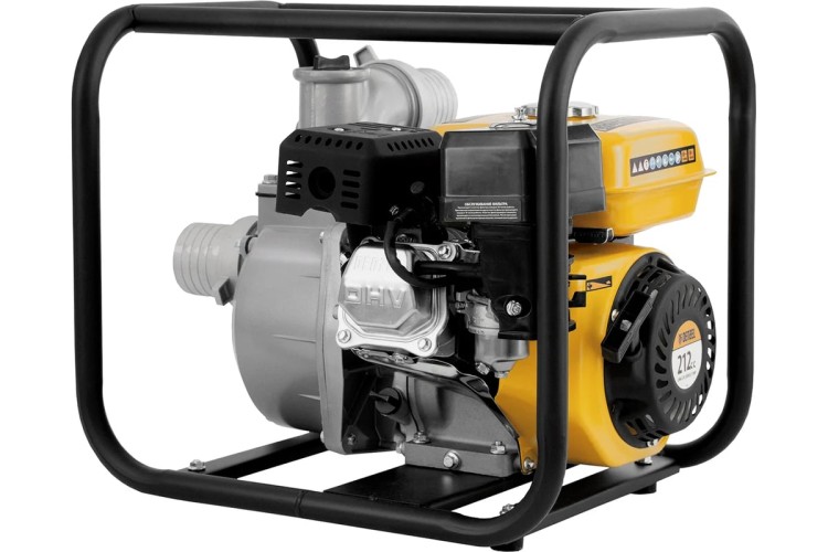 Мотопомпа бензиновая для слабозагрязненной воды Denzel PX-80 99202 - изображение 2