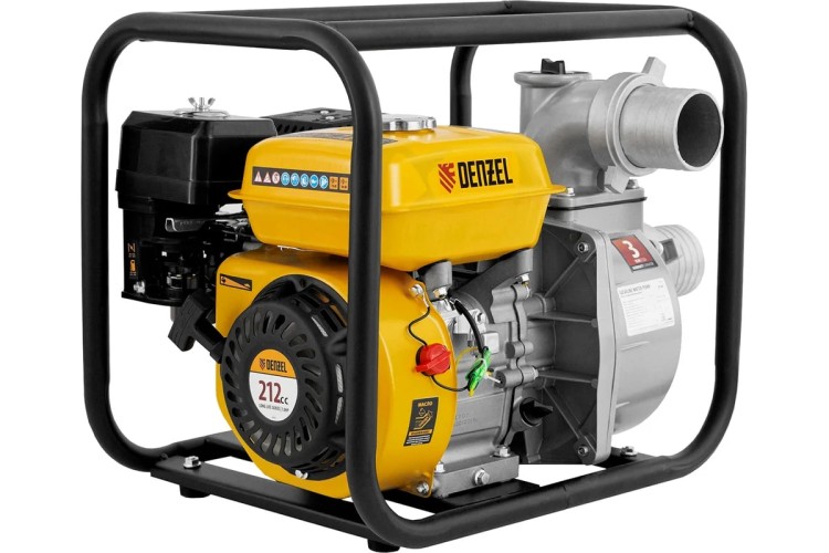Мотопомпа бензиновая для слабозагрязненной воды Denzel PX-80 99202